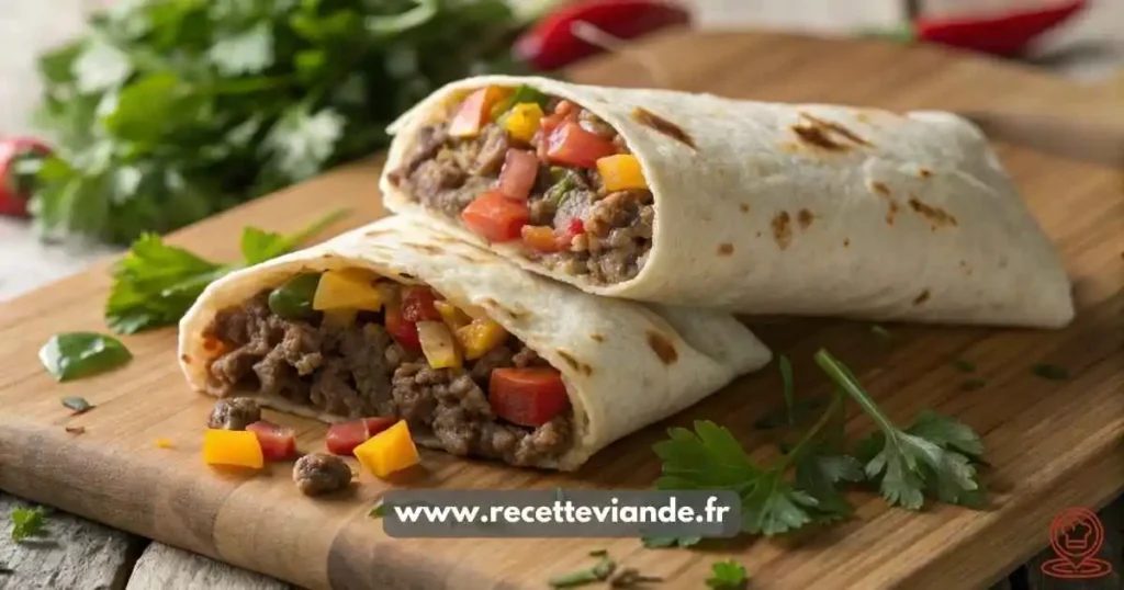 fajitas viande hachée