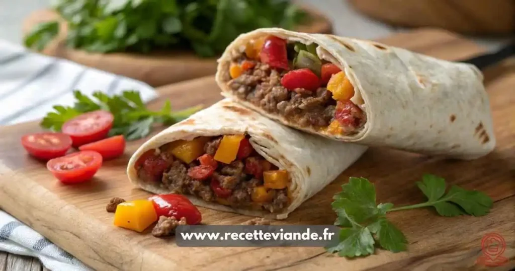 fajitas viande hachée