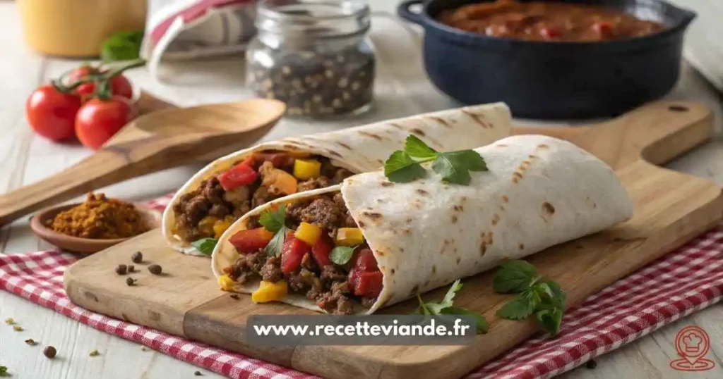 fajitas viande hachée