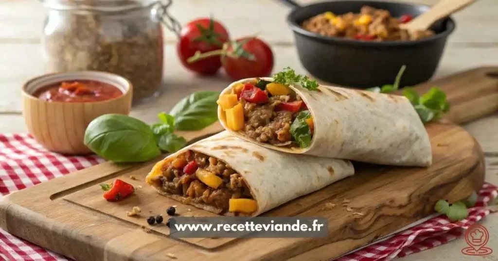 fajitas viande hachée