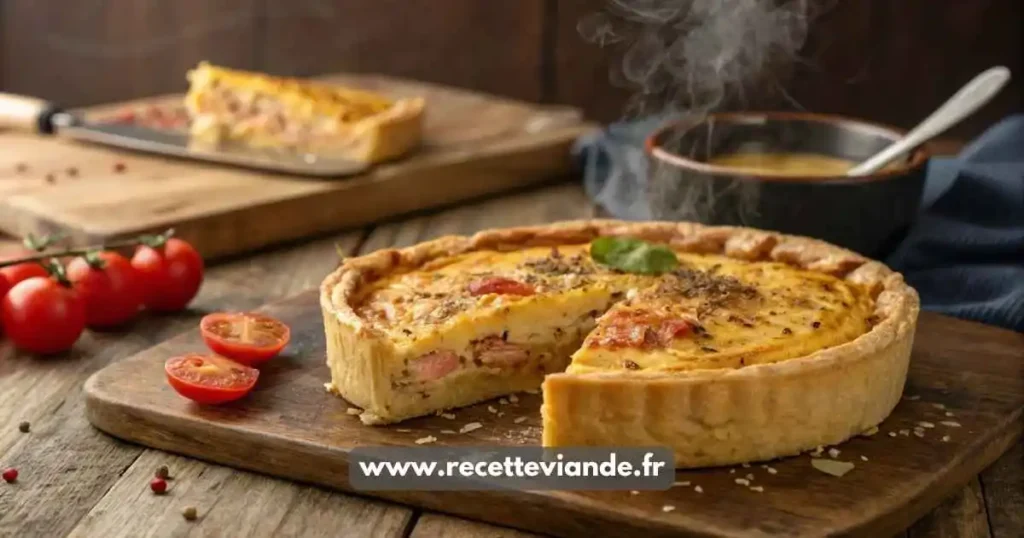 tarte thon tomate moutarde