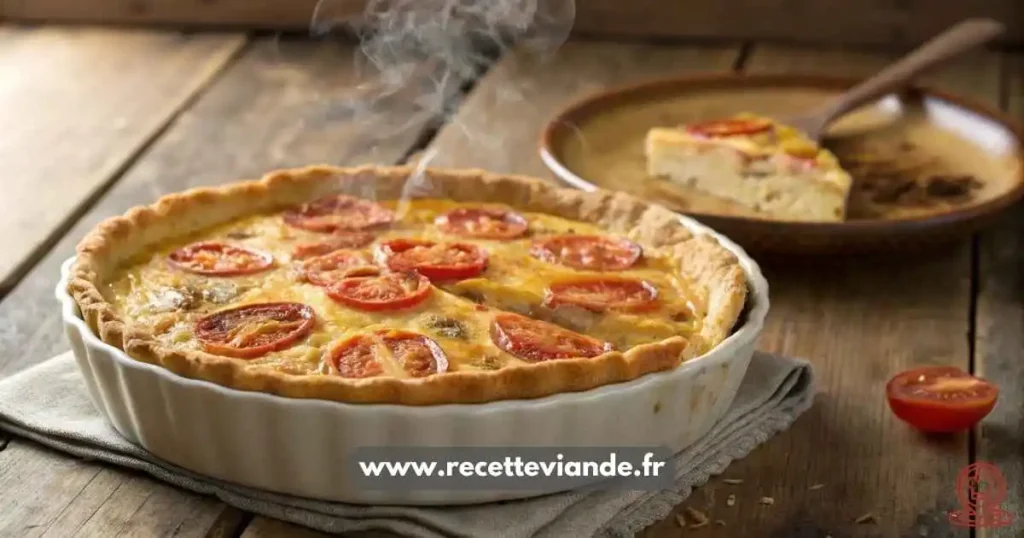 tarte thon tomate moutarde