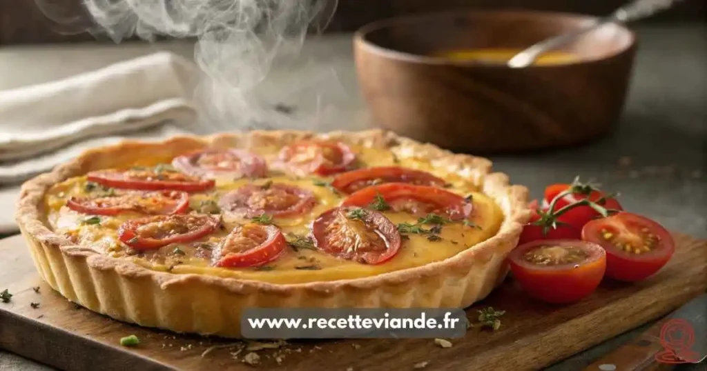 tarte thon tomate moutarde